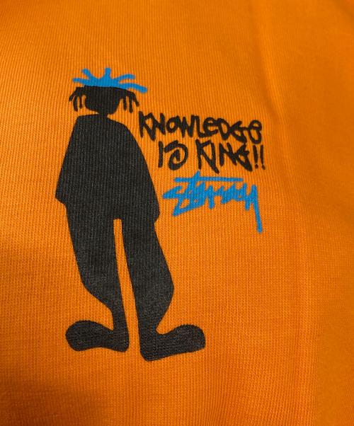 stussy（ステューシー）stussy (ステューシー) SHADOWMAN T / 復刻シャドーマンTシャツ オレンジ サイズ:XLの古着・服飾アイテム