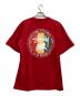 stussy (ステューシー) RASTA CIRCLE LION LOGO T / ラスタサークルライオンロゴTシャツ レッド サイズ:ＬＬ：7000円