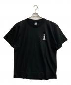 stussyステューシー）の古着「SHADOWMAN T / シャドーマンTシャツ」｜ブラック