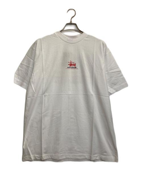 stussy（ステューシー）stussy (ステューシー) INTERNATIONAL LOGO T / インターナショナルTシャツ ホワイト サイズ:ＬＬの古着・服飾アイテム