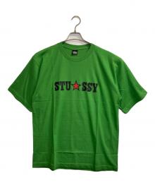 stussy（ステューシー）の古着「CLOWN STAR LOGO T / クラウンスターロゴTシャツ」｜グリーン