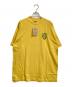 stussy（ステューシー）の古着「EMBLEM LOGO T / エンブレムロゴTシャツ」｜イエロー