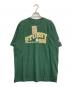 stussy（ステューシー）の古着「BASEBALL LOGO T / ベースボールロゴTシャツ」｜グリーン