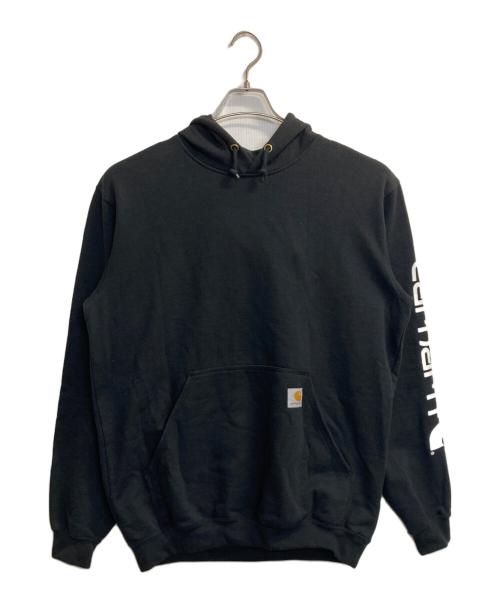 CarHartt（カーハート）CarHartt (カーハート) プルオーバーパーカー ブラック サイズ:Mの古着・服飾アイテム