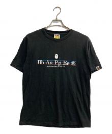 BAPE BY A BATHING APE（ベイプバイアベイシングエイプ）の古着「Tシャツ」｜ブラック
