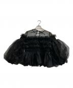 MOLLY GODDARDモリー ゴダード）の古着「19AW チュールフリルブラウス」｜ブラック