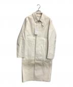 Maison Margiela 14×MACKINTOSHメゾンマルジェラ 14×マッキントッシュ）の古着「18SS ステンカラーゴム引きコート」｜アイボリー