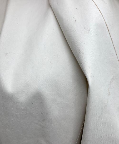 Maison Margiela 14（メゾンマルジェラ 14）Maison Margiela 14 (メゾンマルジェラ 14) MACKINTOSH (マッキントッシュ) 18SS ステンカラーゴム引きコート アイボリー サイズ:48の古着・服飾アイテム