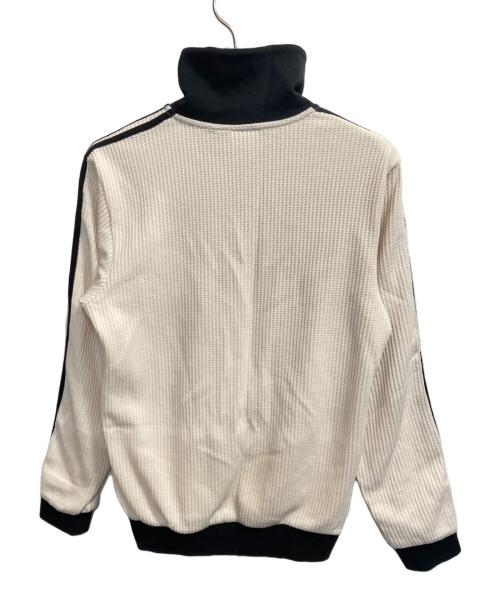 adidas（アディダス）adidas (アディダス) ワッフルトラックジャケット アイボリー サイズ:Ⅼの古着・服飾アイテム