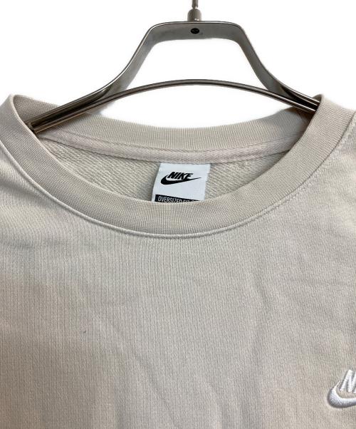 NIKE（ナイキ）NIKE (ナイキ) オーバーサイズスウェット アイボリー サイズ:Ｓの古着・服飾アイテム