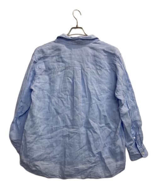 MUSE de Deuxieme Classe（ミューズ ドゥーズィエム クラス）MUSE de Deuxieme Classe (ミューズ ドゥーズィエム クラス) LINEN WASH シャツ ブルー サイズ:Ｆの古着・服飾アイテム