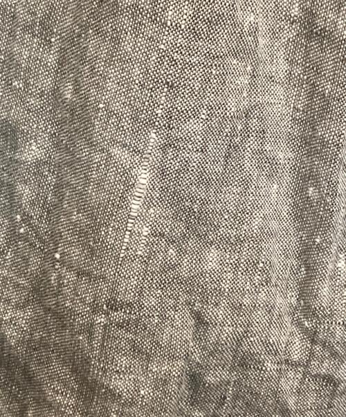 Veritecoeur（ヴェリテクール）Veritecoeur (ヴェリテクール) リネンギャザーワンピース グレー サイズ:Ｆの古着・服飾アイテム