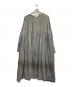 Veritecoeur (ヴェリテクール) リネンギャザーワンピース グレー サイズ:Ｆ：11000円