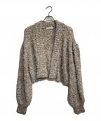 ETRE TOKYOエトレトウキョウ）の古着「ミックスヤーンニットカーディガン」｜ベージュ