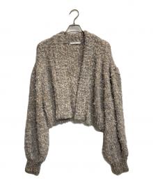 ETRE TOKYO（エトレトウキョウ）の古着「ミックスヤーンニットカーディガン」｜ベージュ