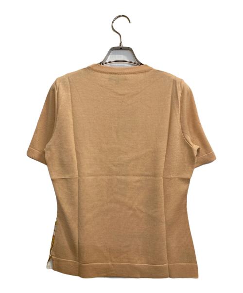 ETRO（エトロ）ETRO (エトロ) 切替総柄カットソー ベージュ サイズ:42の古着・服飾アイテム