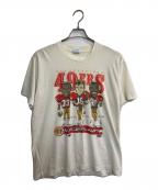 NFLナショナル・フットボール・リーグ）の古着「80s 49ERS レジェンドTee」｜ホワイト