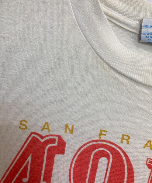 NFL（ナショナル・フットボール・リーグ）NFL (ナショナル・フットボール・リーグ) 80s 49ERS レジェンドTee ホワイト サイズ:ＸＬの古着・服飾アイテム