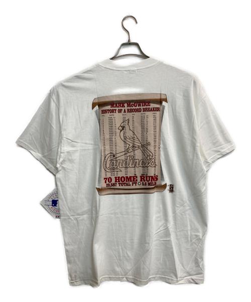 Majestic（マジェスティック）Majestic (マジェスティック) ベースボールTシャツ ホワイト サイズ:ＸＬの古着・服飾アイテム