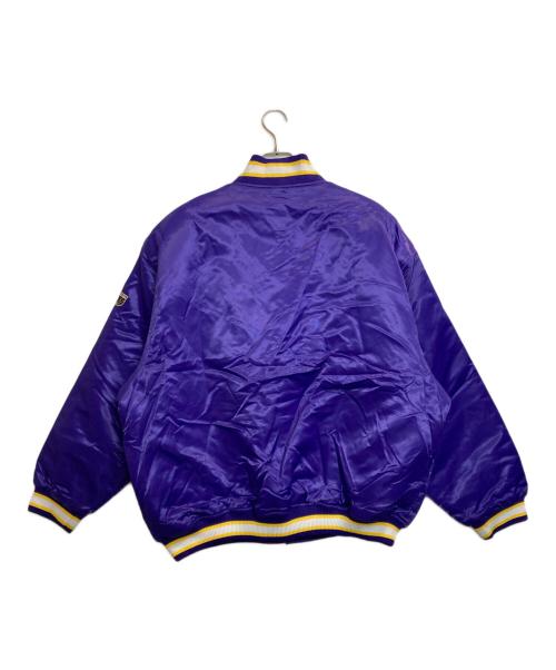 PUMA（プーマ）PUMA (プーマ) サテンスタジャン パープル サイズ:ＸＬの古着・服飾アイテム