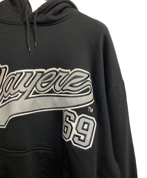 PLAYERZ69（プレイヤーズシックスティナイン）PLAYERZ69 (プレイヤーズシックスティナイン) プルオーバーパーカー ブラック サイズ:ＸＸＬの古着・服飾アイテム