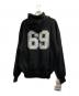 PLAYERZ69 (プレイヤーズシックスティナイン) プルオーバーパーカー ブラック サイズ:ＸＸＬ：5000円