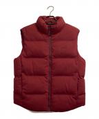 LACOSTEラコステ）の古着「中綿ベスト」｜レッド
