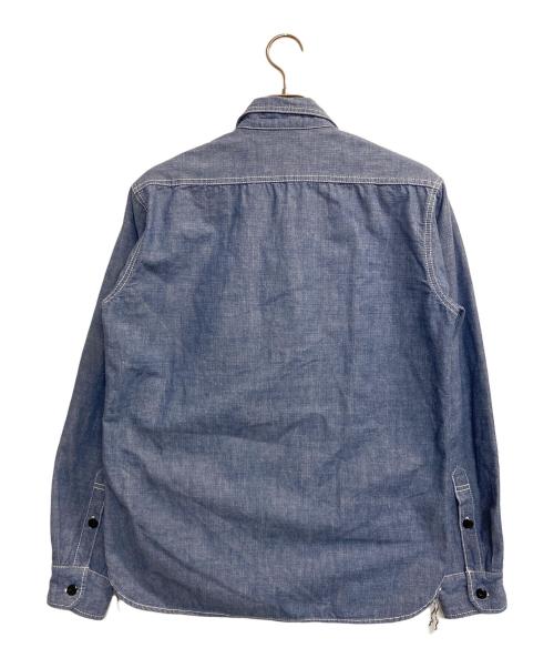 STUDIO D'ARTISAN（ステュディオダルチザン）STUDIO D'ARTISAN (ステュディオダルチザン) デニムワークシャツ インディゴ サイズ:Mの古着・服飾アイテム
