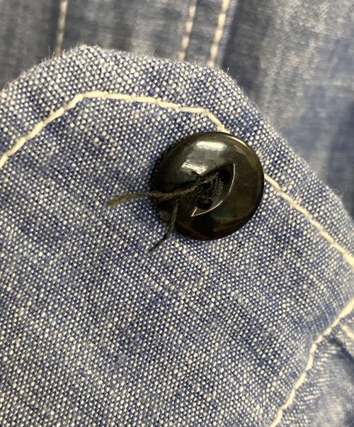 STUDIO D'ARTISAN（ステュディオダルチザン）STUDIO D'ARTISAN (ステュディオダルチザン) デニムワークシャツ インディゴ サイズ:Mの古着・服飾アイテム