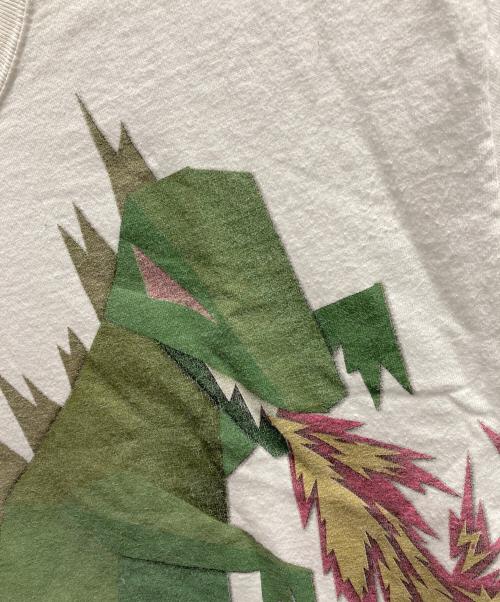 stussy（ステューシー）stussy (ステューシー) ORIGAMI DRAGON T / 折り紙ドラゴンTシャツ ホワイト サイズ:Mの古着・服飾アイテム