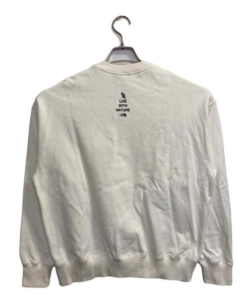 THE NORTH FACE（ザ ノース フェイス）THE NORTH FACE (ザ ノース フェイス) Zoo Picker Crew Sweat/ズー ピッカー クルー スウェット アイボリー サイズ:Sの古着・服飾アイテム