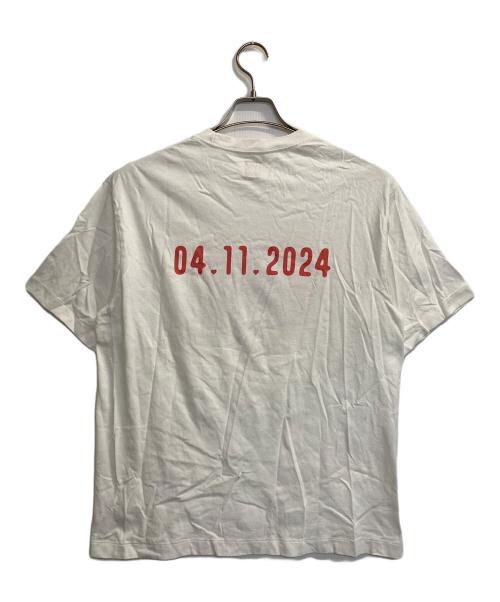 HUMAN MADE（ヒューマンメイド）HUMAN MADE (ヒューマンメイド) ビッグハートロゴTシャツ ホワイト サイズ:Ⅼの古着・服飾アイテム