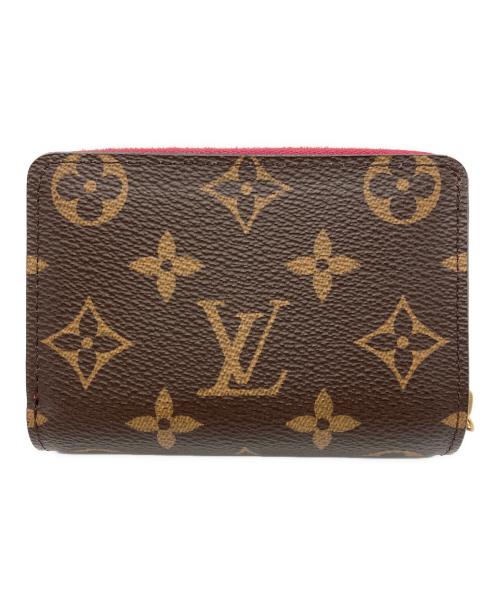 LOUIS VUITTON（ルイ ヴィトン）LOUIS VUITTON (ルイ ヴィトン) ポルトフォイユ・ルー 二つ折り財布 ボルドー×ブラウンの古着・服飾アイテム