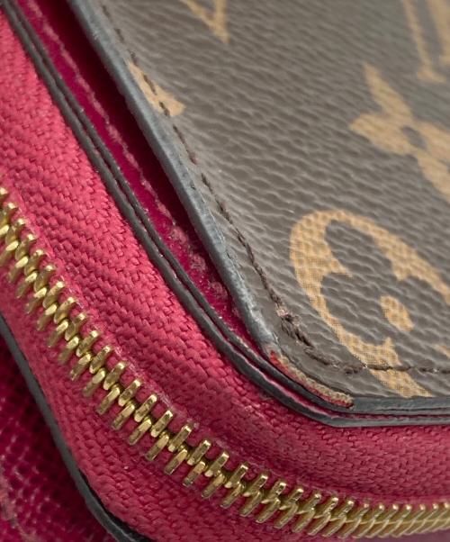 LOUIS VUITTON（ルイ ヴィトン）LOUIS VUITTON (ルイ ヴィトン) ポルトフォイユ・ルー 二つ折り財布 ボルドー×ブラウンの古着・服飾アイテム