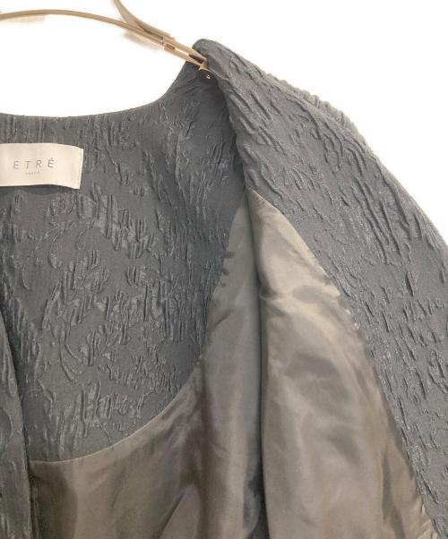 ETRE TOKYO（エトレトウキョウ）ETRE TOKYO (エトレトウキョウ) ジャガードクロップドジャケット ブラック サイズ:記載なしの古着・服飾アイテム