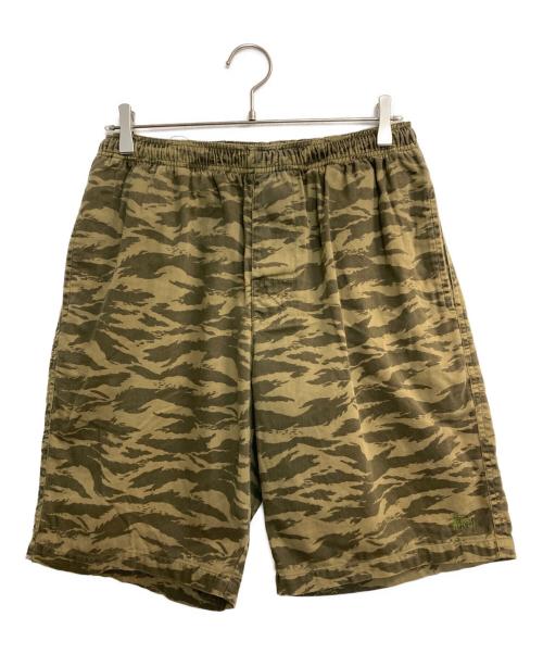 stussy（ステューシー）stussy (ステューシー) カモフラハーフパンツ カーキ サイズ:Ｍの古着・服飾アイテム