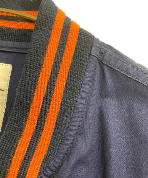 stussy（ステューシー）stussy (ステューシー) BLACK SHEEP VARSITY JACKET ブルー サイズ:Ｌの古着・服飾アイテム