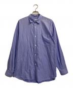 COMOLIコモリ）の古着「長袖シャツ」｜ブルー