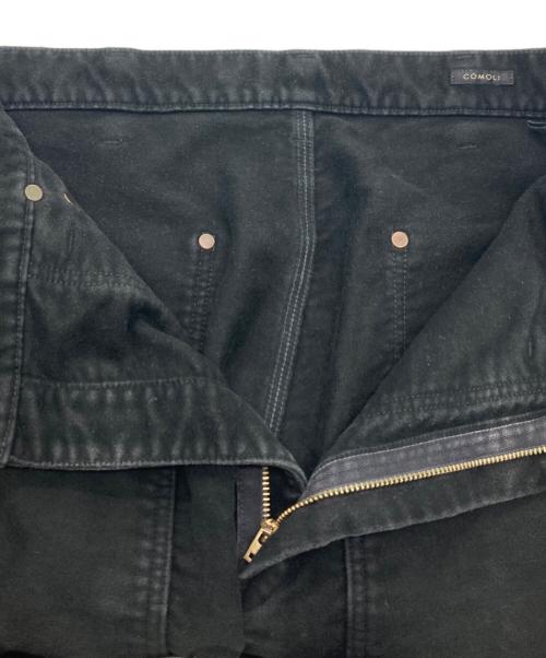COMOLI（コモリ）COMOLI (コモリ) Moleskin Painter Pants/モールスキンペインターパンツ ブラック サイズ:3の古着・服飾アイテム