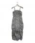 SLY（スライ）の古着「FRONT ZIP GATHER CAMI ワンピース」｜グレー