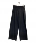 JOURNAL STANDARDジャーナルスタンダード）の古着「ナイロンストレッチワイドパンツ」｜ブラック