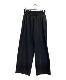 JOURNAL STANDARD（ジャーナルスタンダード）の古着「ナイロンストレッチワイドパンツ」｜ブラック