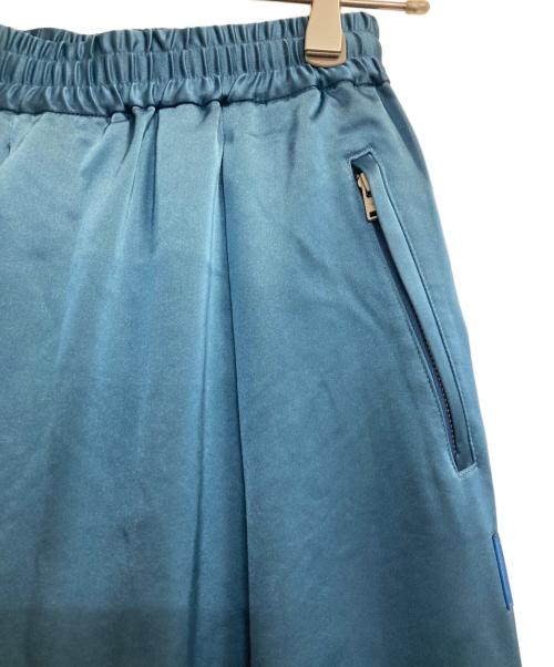 Y-3（ワイスリー）Y-3 (ワイスリー) Tech Silk Wide-Leg Joggers/サテンワイドパンツ ブルー サイズ:2ＸＳの古着・服飾アイテム