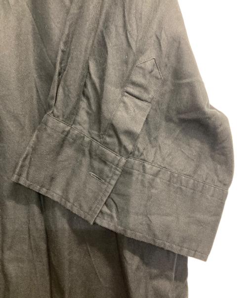 UNION LAUNCH（ユニオンランチ）UNION LAUNCH (ユニオンランチ) スキッパーシャツワンピース ブラック サイズ:Ｆの古着・服飾アイテム