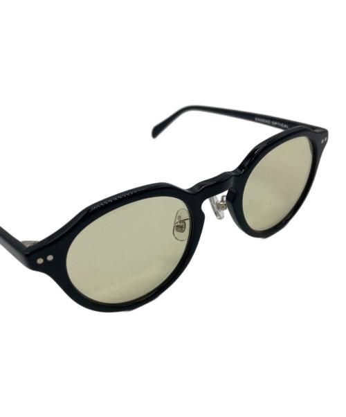 UNITED ARROWS TOKYO（ユナイテッドアローズトウキョウ）UNITED ARROWS TOKYO (ユナイテッドアローズトウキョウ) 金子眼鏡 (カネコガンキョウ) Matt サングラス ブラック×イエローの古着・服飾アイテム