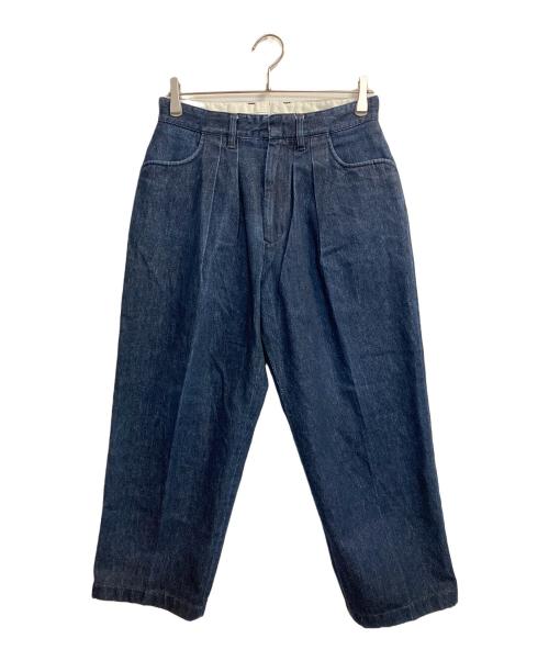 FARAH（ファーラー）FARAH (ファーラー) Two-tuck WIde Tapered Pants/ 2タックワイドテーパード インディゴ サイズ:30の古着・服飾アイテム