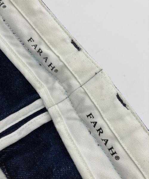 FARAH（ファーラー）FARAH (ファーラー) Two-tuck WIde Tapered Pants/ 2タックワイドテーパード インディゴ サイズ:30の古着・服飾アイテム