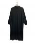 mizuiro-ind（ミズイロインド）の古着「ウールニットシャツワンピース」｜ブラック