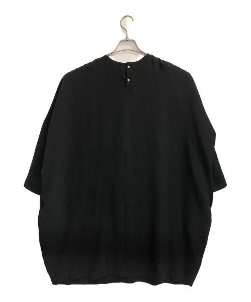 mizuiro-ind（ミズイロインド）mizuiro-ind (ミズイロインド) ワイドシルエットブラウスワンピース ブラック サイズ:Fの古着・服飾アイテム
