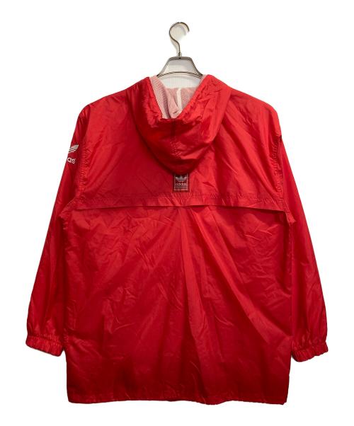 adidas（アディダス）adidas (アディダス) アノラックパーカー レッド サイズ:Mの古着・服飾アイテム